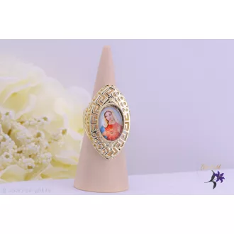 SzűzMária goldfilled hosszú faonú gyűrű -14K 
