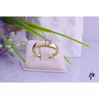  Égine goldfilled eljegyzési gyűrű " Iloveyou" felirattal-14K 