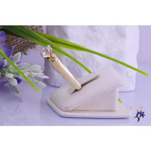 Égine goldfilled eljegyzési gyűrű " Iloveyou" felirattal-14K 
