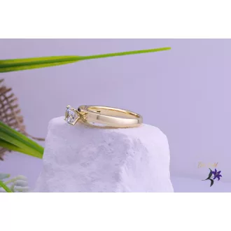   Égine goldfilled eljegyzési gyűrű " Iloveyou" felirattal-14K 