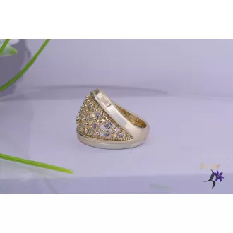   Britta goldfilled csipkemintás apró cirkónia kövekkel díszített " egyedi darab "-14K 