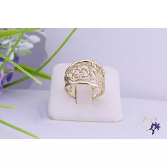Dalla goldfilled indamintás egyedi dizájn gyűrű-14K 