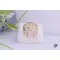 Dalla goldfilled indamintás egyedi dizájn gyűrű-14K 