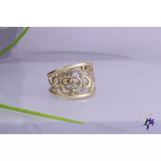 Dalla goldfilled indamintás egyedi dizájn gyűrű-14K 
