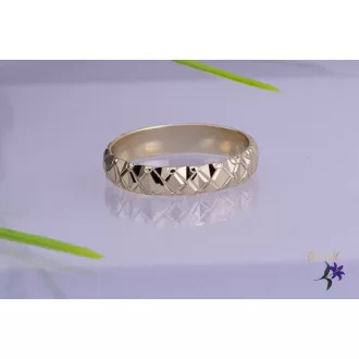 Émi goldfilled metszett karikagyűrű -14K 