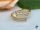 Xuping Evelin különleges formájú antiallergén gyűrű aprókövekkel díszítve 18K
