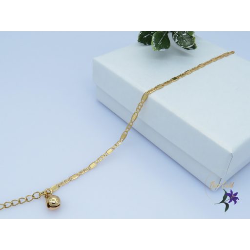 Gold filled váltott szemes karlánc-18k 