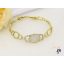 Arnika Gold filled nagy sejtmintás gyönyörű karkötő-14K
