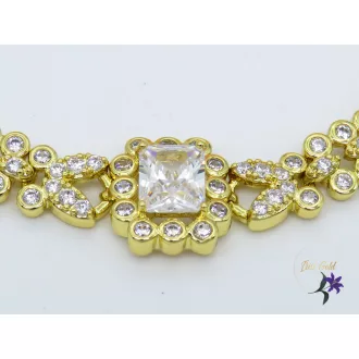 Elza elegáns köves karkötő -14K