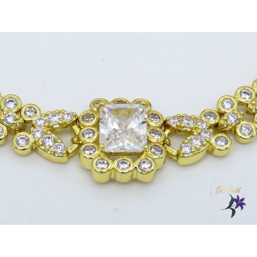 Elza elegáns köves karkötő -14K