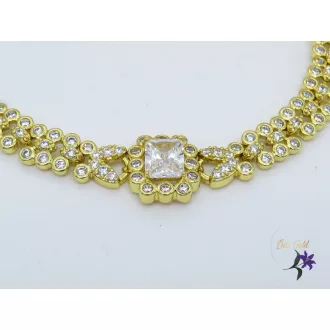 Elza elegáns köves karkötő -14K
