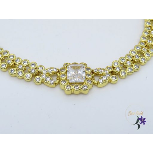 Elza elegáns köves karkötő -14K