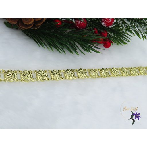 Naliba XP elegáns rózsás karkötő-14K 