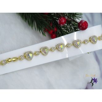 Zinka XP Swarovski köves karkötő-14K 