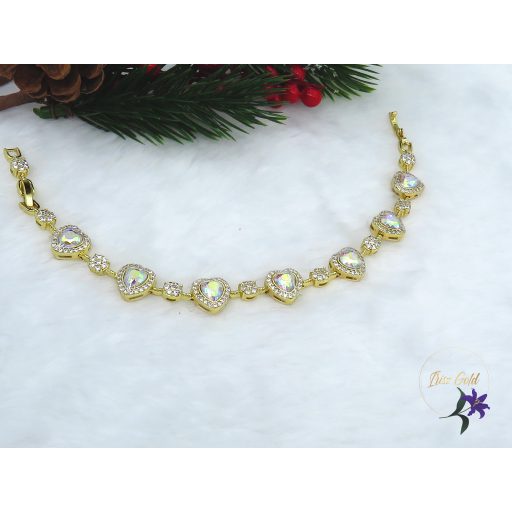 Zinka XP Swarovski köves karkötő-14K 
