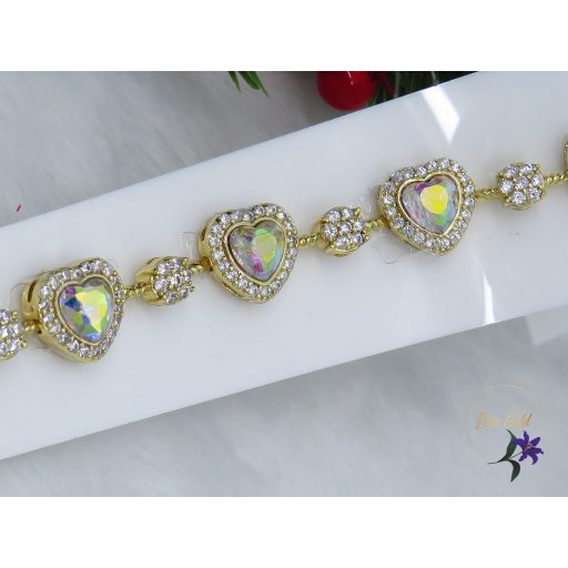 Zinka XP Swarovski köves karkötő-14K 
