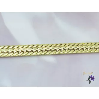 Agnella antiallergén bőrbarát karkötő-14K