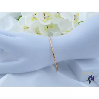 Dóra antiallergén nyitott divatos karperec-18K 