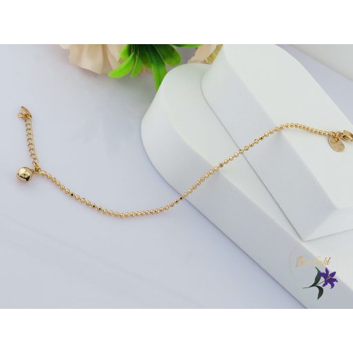 Villő antiallergén apró aranybogyós karlánc -18K