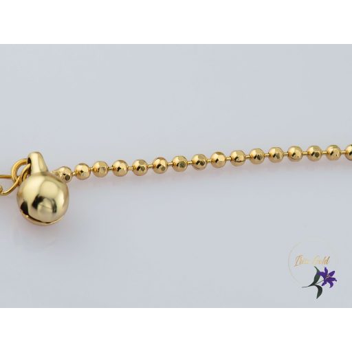 Villő antiallergén apró aranybogyós karlánc -18K