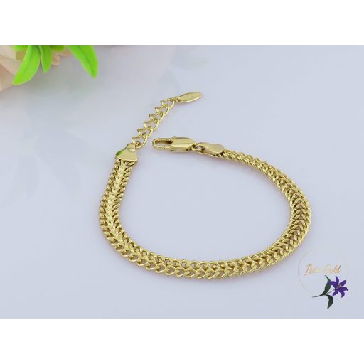 Peggi antiallergén duplasoros karkötő-14K 