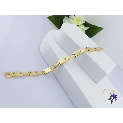 Arita antiallergén fényes karkötő-14K 