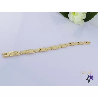 Arita antiallergén fényes karkötő-14K 