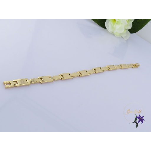 Arita antiallergén fényes karkötő-14K 