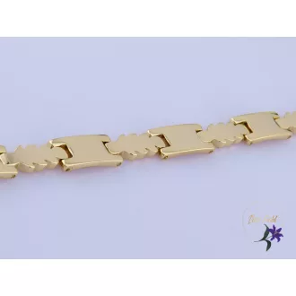 Arita antiallergén fényes karkötő-14K 