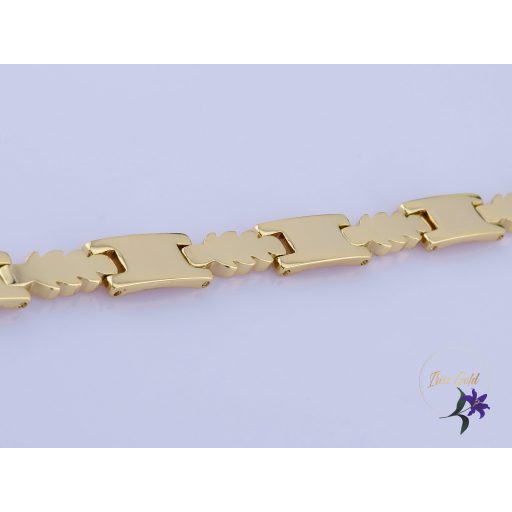 Arita antiallergén fényes karkötő-14K 