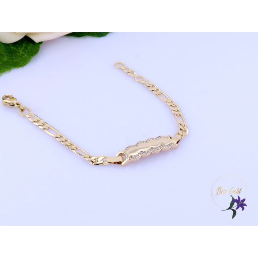 Lizike antiallergén gyermek karkötő-14K