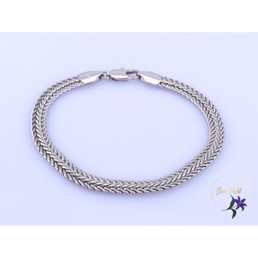 Enna antiallergén halszálkás karkötő-ródium 