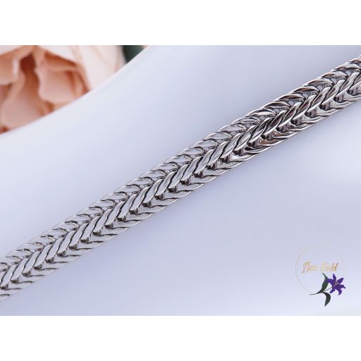 Enna antiallergén halszálkás karkötő-ródium 