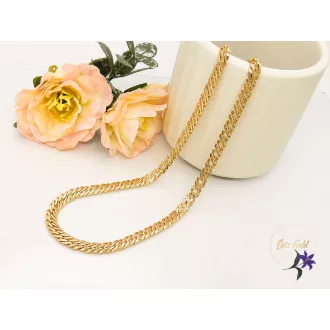   Romanna-50 gold antiallergén rombusz szemekből álló nyaklánc 18K