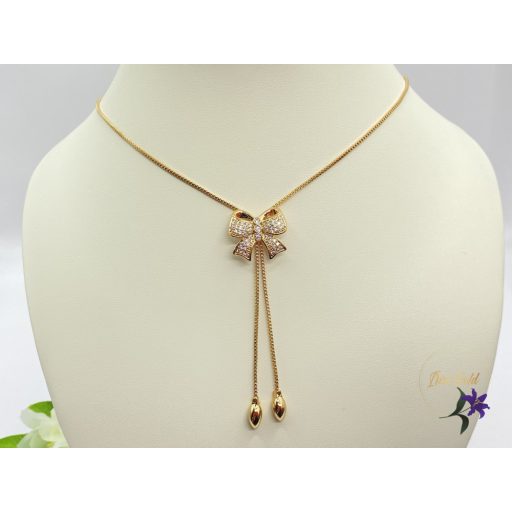 Jelena masnis antiallergén nyaklánc állítható hosszúságú 18K