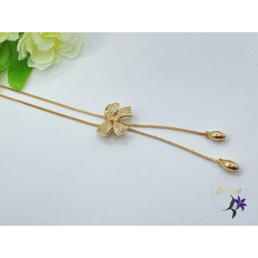 Jelena masnis antiallergén nyaklánc állítható hosszúságú 18K