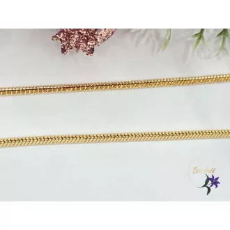   Gauri -45 goldfilled antiallergén háromszög alakú nyaklánc 18K
