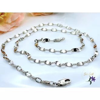 Karol white antiallergén nyaklánc rodium