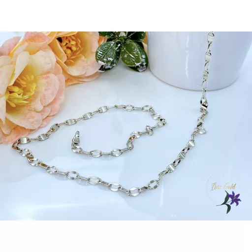 Karol white antiallergén nyaklánc rodium