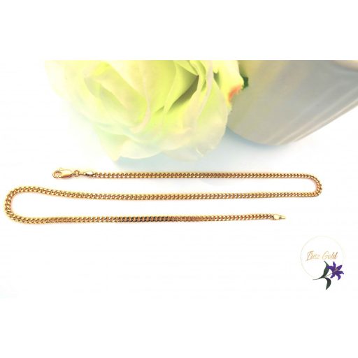Rozanna-45 gold antilallergén tömör szemes nyaklánc 18K