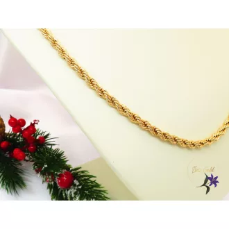Orsi-60 Gold Filled csavart hosszú nyaklánc -18k 