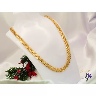 Ramonna-60 gold filled rombusz szemes hosszú nyaklánc -18k