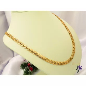 Ramonna-60 gold filled rombusz szemes hosszú nyaklánc -18k