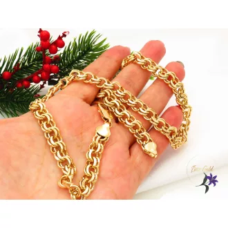 Mathilda-50 Gold Filled -18K egyedi duplasoros nyaklánc-18K