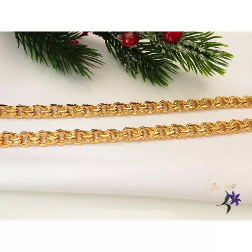 Mathilda-50 Gold Filled -18K egyedi duplasoros nyaklánc-18K