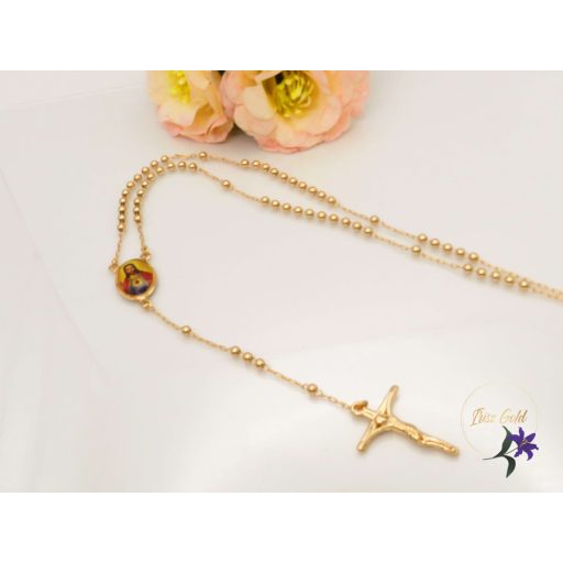 Antiallergén Jézus rózsafüzér -18K