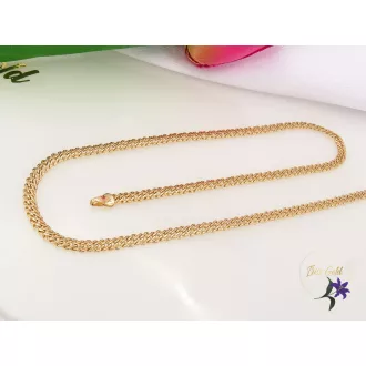   Ramóna-50 gold filled rombusz szemekből álló nyaklánc-18K