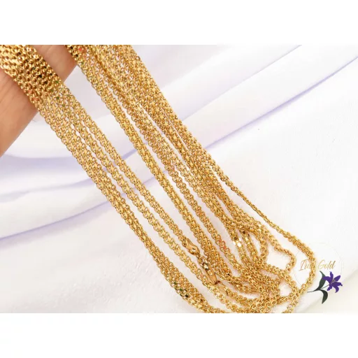 Recinka-50 gold filled apró csillagokból álló nyaklánc-18k