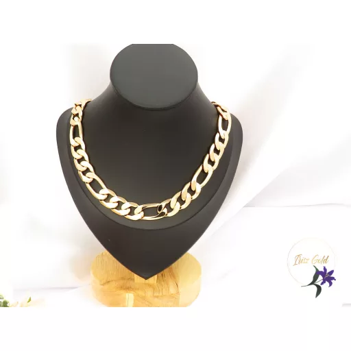 Figaró-55/12 gold filled vastag nyaklánc-18K 