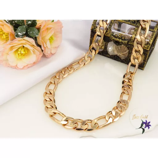Figaró-55/12 gold filled vastag nyaklánc-18K 